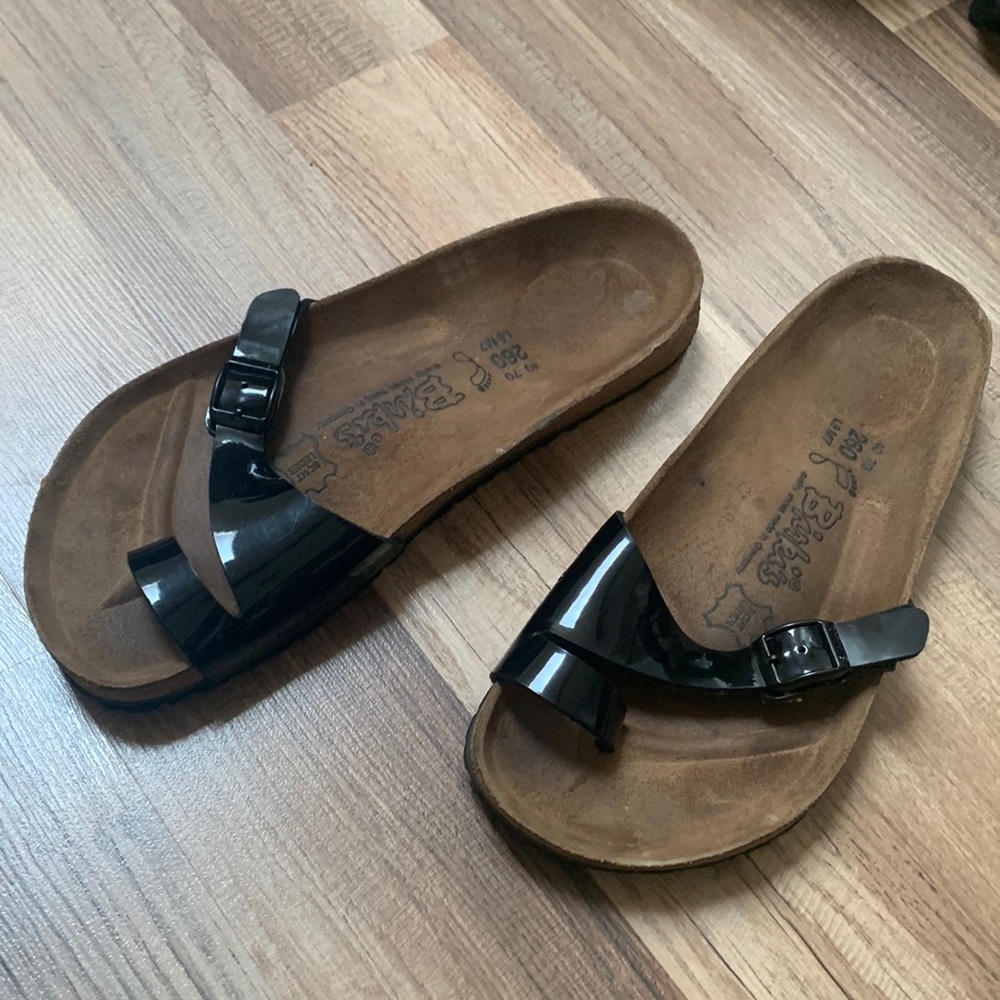 Birki’s sandal, cute pattern leather.
